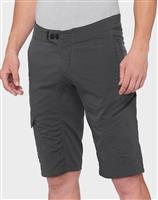 100% Ridecamp Shorts Charcoal - 28