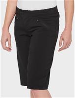 100% Ridecamp Womens Shorts Black - L