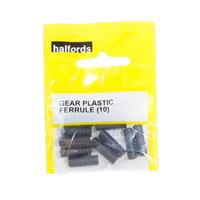 Halfords Gear Plastic Ferrules - X10