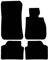 Halfords Bmw 3 Series - Set Of 4 Standard Car Mats 2 Clips (Ee0091)