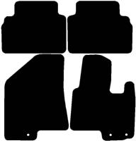 Halfords Hyundai Ix35 - Set Of 4 Standard Car Mats 3 Clips (Ee0390)