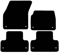 Halfords Land Rover Range Rover Evoque - Set Of 4 Standard Car Mats 8 Clips (Ee0498)