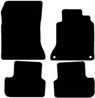 Halfords Mercedes Gla Class - Set Of 4 Standard Car Mats 2 Clips (Ee0591)