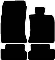 Halfords Mini R56 - Set of 4 Standard Car Mats 0 Clips (EE0616)
