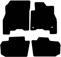 Halfords Nissan Leaf - Set Of 4 Standard Car Mats 2 Clips (Ee0674)