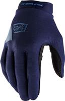 100% Ridecamp Womens Gloves Navy/Slate - Xl