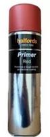 RED PRIMER ENAMEL SPRAY PAINT 300ML HALFORDS X 2