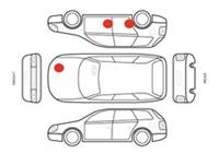 Ford Tango Red Spray Paint Halfords Pack X 4