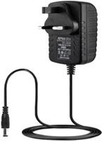 Mains Adapter Charger for Halfords 6-in-1 Jump Starter - Black