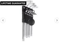 Halfords Advanced 9 Piece Security Star Tip Key Set