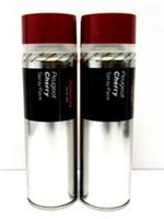 Peugeot Cherry Red Car Spray Paint Halfords x 2