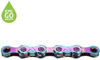 Kmc X12 Waxed 12 Speed Chain, 126L, Aurora Blue