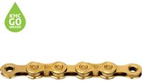 Kmc X12 Waxed 12 Speed Chain, 126L, Ti-N Gold