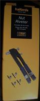 Halfords Nut Riveter. Includes 40 Nut Rivets M3, M4, M5, M6 (10 each). Fast post