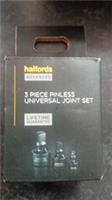 Halfords Advanced 3 Piece Pinless Universal Joint Set