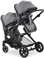 Hauck Atlantic Twin Pushchair - Grey