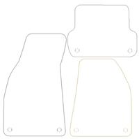 Audi A4 Graphite - Premium Mats 8 Clips (Ss7056)
