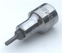 Halfords 4mm M4 triple square XZN spline 1/2" dr. drive socket VAG Audi tool