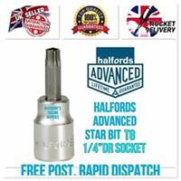 T8 TORX BIT Halfords Advanced Socket 1/4 Drive Lifetime Warranty *Free Post*
