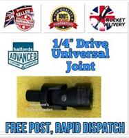 1/4 Halfords Advanced BLACK EDITION Universal Joint Swivel Socket Drive Tool