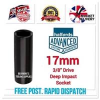 17mm HALFORDS ADVANCED 3/8” Drive Impact 6 Point Shallow Socket *FREE RAPID POST