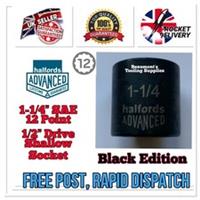 1-1/4 SAE HALFORDS ADVANCED 1/2 DRIVE SHALLOW 12 POINT SOCKET *Free Rapid Post*
