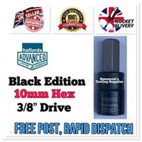 10mm Hex HALFORDS ADVANCED Black Edition 3/8 Drive Allen Socket *FREE POST*