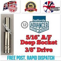 5/16 A/F Deep Halfords Advanced 3/8 Drive HIGH TORQ Socket 12 Point *Free Post*