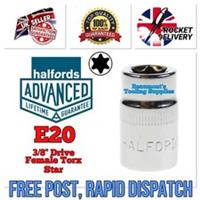 E20 E-Torx Female Torx 3/8 Socket Halfords Advanced Professional Tool FREE POST