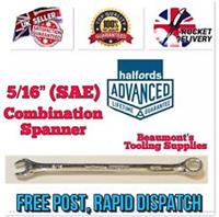 5/16 (SAE) Halfords Advanced Combination Spanner with Surface Drive Free Post
