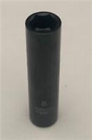 8mm Halfords Advanced Black Edition 6 Point Deep Socket 1/4 Drive *FREE POST*