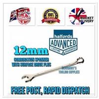 12mm Halfords Advanced Combination Spanner with Multi Drive Plus *Free Post*