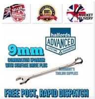 9mm Halfords Advanced Combination Spanner with Multi Drive Plus *Free Post*