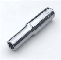 6mm Halfords Advanced 1/4" dr. drive deep long reach 6 pt socket tool