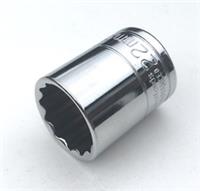 22mm Halfords Advanced 1/2" dr. drive shallow socket 12 pt bi-hex tool