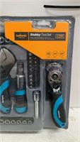 Halfords 48 piece stubby tool set 1/4 Drive 3/8 Drive Sockets Ratchet Wrench