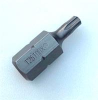 T25 Halfords Advanced Tamper TX Torx 10mm Hex Shank 30mm short stubby type TX25
