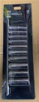 Halfords Advanced 10 Piece sock 3/8" drive DeepmSocket on Rail Set