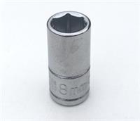 8mm Halfords Advanced shallow chrome socket 6 pt 1/4" drive dr. tool