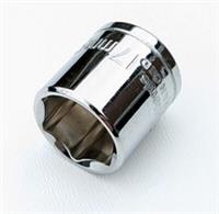 17mm Halfords Advanced 3/8" dr. drive shallow socket 6 pt point chrome tool