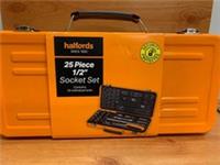 Halfords 25 Piece 1/2" Drive Metric Socket Set