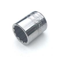 16mm Halfords Advanced 3/8 dr. drive shallow socket 12 pt point bi-hex tool