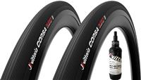 Vittoria Corsa N.Ext Tlr Tyre & Sealant Bundle, 700X28C
