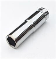 Halfords Advanced 14mm deep long reach 6 pt chrome socket 1/2" dr. drive tool