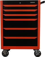 Halfords 27 inch Neon Orange 6 Drawer Cabinet