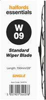 Halfords Essentials Single Wiper Blade W09 - 28 Inch