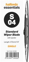 Halfords Essentials Spoiler Wiper Blade S04 - 19 Inch