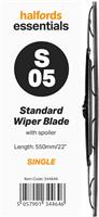 Halfords Essentials Spoiler Wiper Blade S05 - 22 Inch