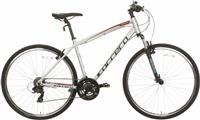 Carrera Crossfire 1 Mens Hybrid Bike - Silver, Small