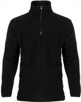 Black Fleece Lined 3/4 Zip Fleece L